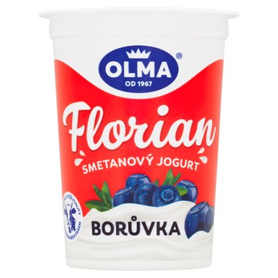 Obrázek ŠETŘÍME JÍDLEM: Olma Florian Smetanový jogurt borůvka 150g