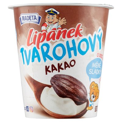 Obrázek ŠETŘÍME JÍDLEM: Madeta Lipánek Tvarohový kakao 130g
