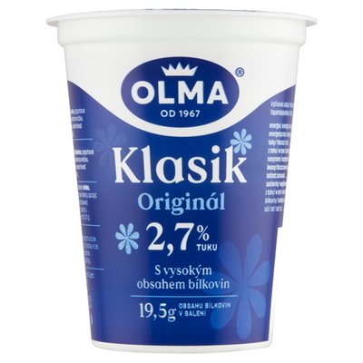 Obrázek ŠETŘÍME JÍDLEM: Olma Klasik originál bílý jogurt 400g