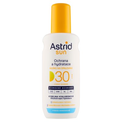 Obrázek Astrid Sun Hydratační mléko na opalování ve spreji SPF 30 200ml