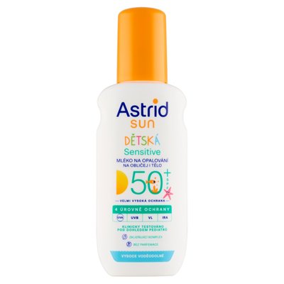 Obrázek ASTRID SUN SENSITIV DET.SPREJ.OF50 150ML