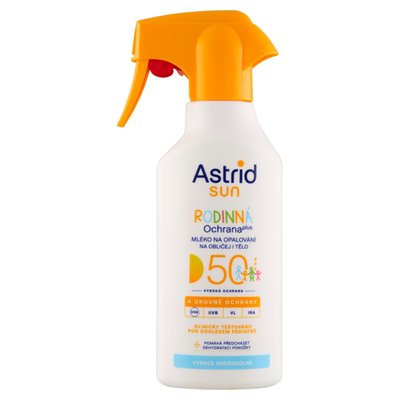 Obrázek ASTRID SUN RODIINE MLEKO NA OP. 270ML
