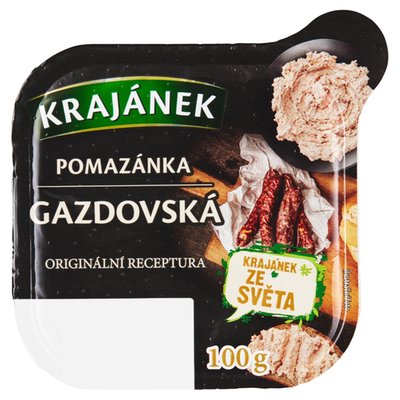 Obrázek ŠETŘÍME JÍDLEM: Krajánek Pomazánka gazdovská 100g