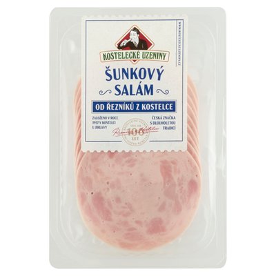 Obrázek ŠETŘÍME JÍDLEM: Kostelecké Uzeniny Šunkový salám 0,100kg