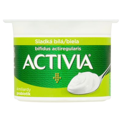 Obrázek ŠETŘÍME JÍDLEM: Activia probiotický jogurt bílý slazený 120g
