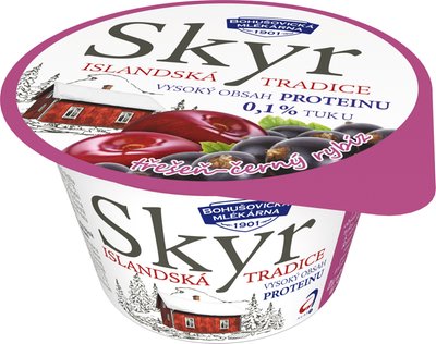 Obrázek ŠETŘÍME JÍDLEM: SKYR třešeň-černý rybíz, 130g