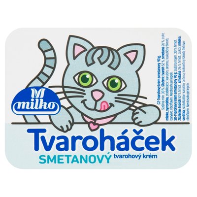 Obrázek ŠETŘÍME JÍDLEM: Milko Tvaroháček smetanový tvarohový krém 90g