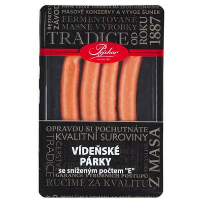 Obrázek ŠETŘÍME JÍDLEM: Vídeňské párky se sníž.p. E 180 g