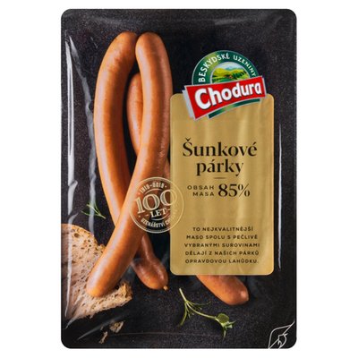 Obrázek ŠETŘÍME JÍDLEM: Chodura Šunkové párky 310g