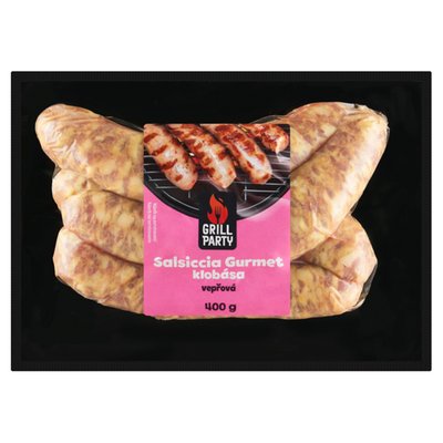 Obrázek GRILL Party Salsiccia Gurmet klobása vepřová 400g