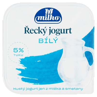 Obrázek ŠETŘÍME JÍDLEM: Milko Řecký jogurt 5% bílý 140g