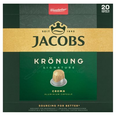 Obrázek Jacobs Krönung Crema pražená mletá káva v kapslích 104g
