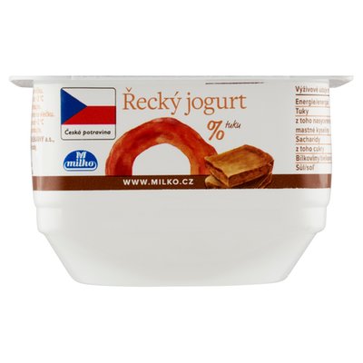 Obrázek ŠETŘÍME JÍDLEM: Milko Řecký jogurt 0% čokoláda 140g