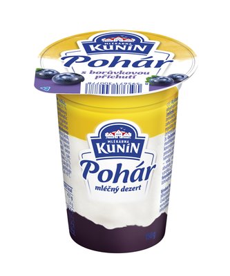 Obrázek ŠETŘÍME JÍDLEM: Kunín Pohár s borůvkovou příchutí 150g