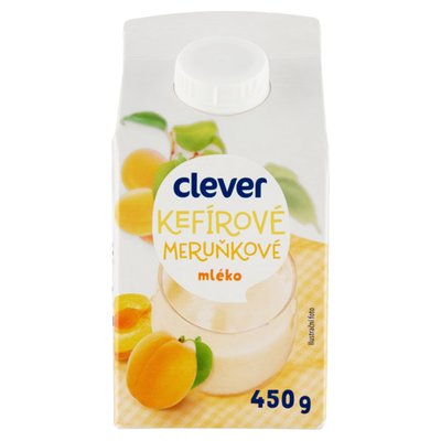 Obrázek ŠETŘÍME JÍDLEM: clever Kefírové meruňkové mléko 450g