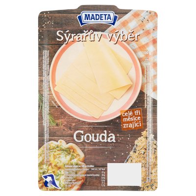 Obrázek ŠETŘÍME JÍDLEM: Madeta Sýrařův výběr gouda 100g
