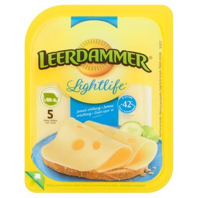 Obrázek ŠETŘÍME JÍDLEM: Leerdammer lightlife plátky 100g