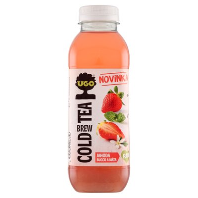 Obrázek Ugo Cold Brew Tea jahoda, bucco a máta 500ml