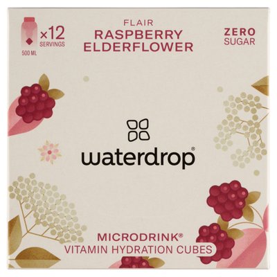 Obrázek Waterdrop Microdrink malina, bezový květ, lipový květ příchuť 25,2g