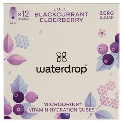 Obrázek Waterdrop Microdrink černý rybíz, černý bez, acai příchuť 24,0g