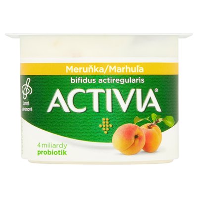 Obrázek ŠETŘÍME JÍDLEM: Activia probiotický jogurt meruňka 120g
