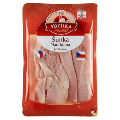 Obrázek ŠETŘÍME JÍDLEM: VOCÍLKA Šunka Mandolína 96% masa 100g