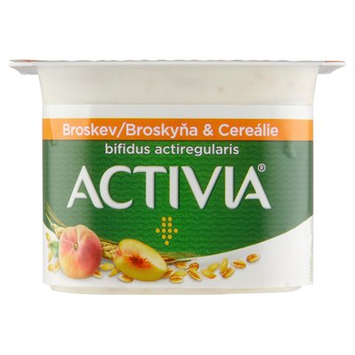 Obrázek ŠETŘÍME JÍDLEM: Activia Jogurt broskev & cereálie 120g