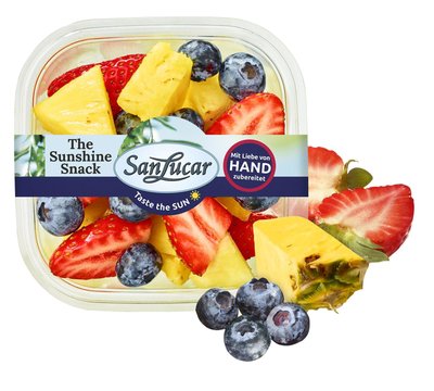 Obrázek Ananas, borůvky, jahody 230g