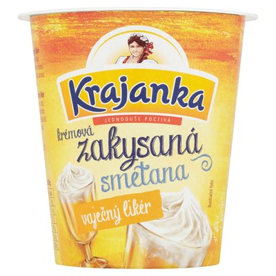 Obrázek ŠETŘÍME JÍDLEM: Krajanka Krémová zakysaná smetana vaječný likér 130g