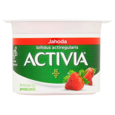 Obrázek ŠETŘÍME JÍDLEM: Activia probiotický jogurt jahoda 120g