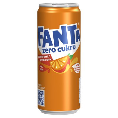 Obrázek Fanta Zero pomeranč 330ml