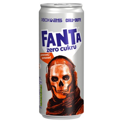 Obrázek Fanta Zero pomeranč 330ml