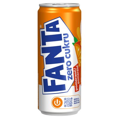 Obrázek Fanta Zero pomeranč 330ml