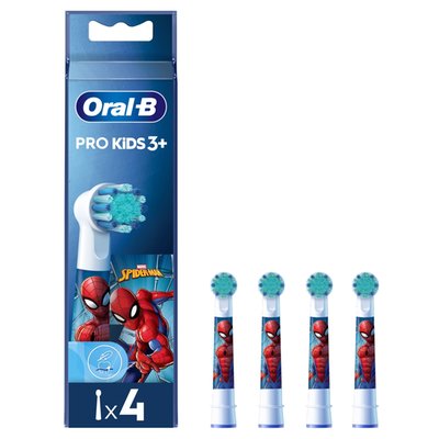 Obrázek Oral-B Pro Kids Kartáčkové Hlavy S Motivy Spiderman, 4 ks
