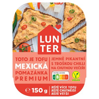 Obrázek ŠETŘÍME JÍDLEM: Lunter Tofu rostlinná pomazánka s paprikou a chilli 150g