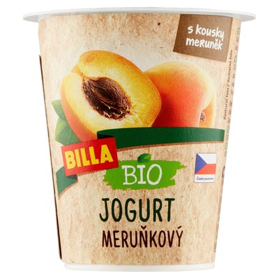Obrázek ŠETŘÍME JÍDLEM: BILLA BIO Jogurt meruňkový 150g