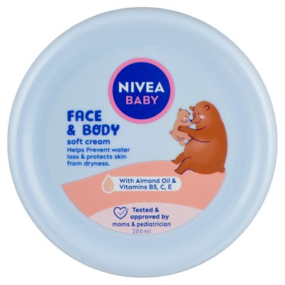 Obrázek Nivea Baby Krém na obličej a tělo 200ml