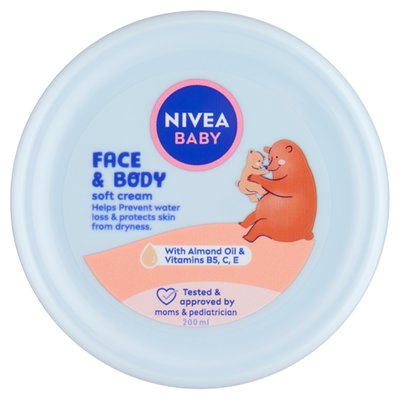 Obrázek Nivea Baby Krém na obličej a tělo 200ml