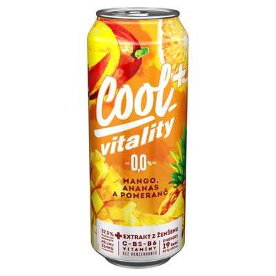 Obrázek Cool Vitality mango, ananas a pomeranč 0,5l