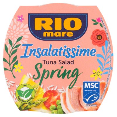 Obrázek Rio Mare Insalatissime Spring hotový pokrm ze zeleniny, tuňáka a rýže 160g