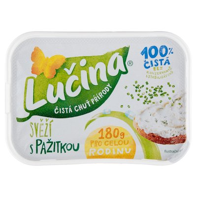 Obrázek ŠETŘÍME JÍDLEM: Lučina s pažitkou - pro celou rodinu 180g
