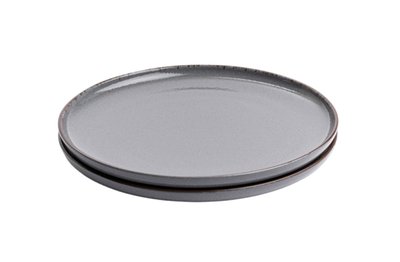 Obrázek Moods Velký talíř šedo-modrý 27cm, 2ks
