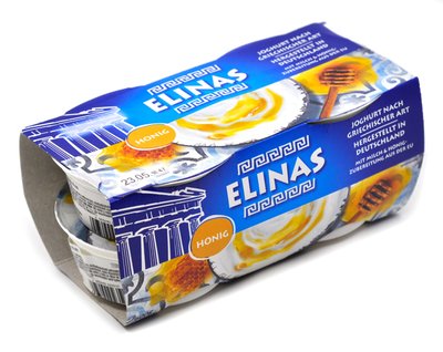 Obrázek Elinas jogurt řeckého typu 4x150g med