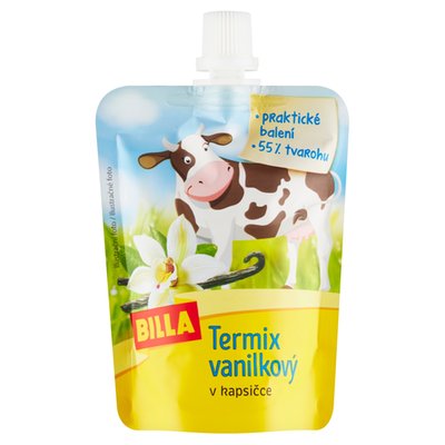 Obrázek ŠETŘÍME JÍDLEM: BILLA Termix vanilkový v kapsičce 80g