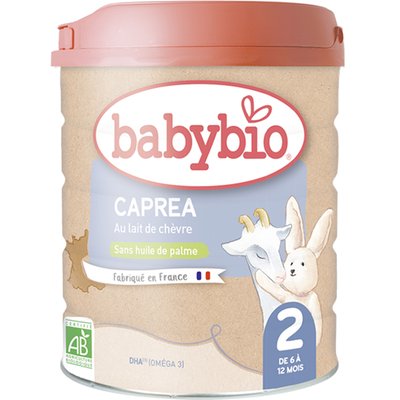 Obrázek BABYBIO Caprea 2 pokračovací kozí kojenecké bio mléko  800 g