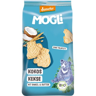 Obrázek MOGLi bio kokosové sušenky s certifikací Demeter 125 g