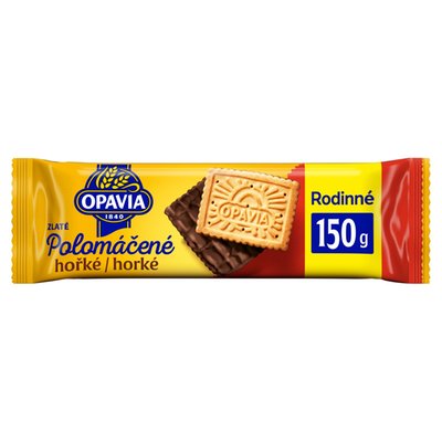 Obrázek Opavia sušenky Zlaté Polomáčené hořké 150g