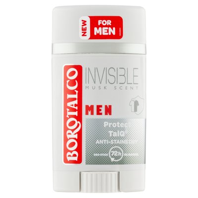 Obrázek Borotalco Men Invisible Musk Scent tuhý deodorant 40ml