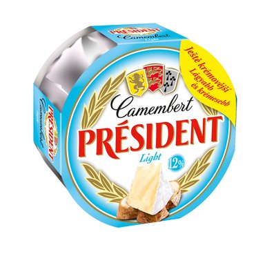 Obrázek ŠETŘÍME JÍDLEM: Président Camembert light 30% 120g