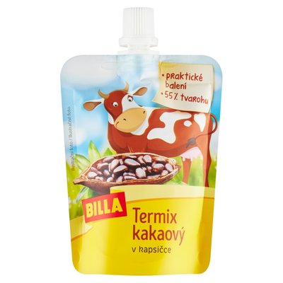 Obrázek ŠETŘÍME JÍDLEM: BILLA Termix kakaový v kapsičce 80g